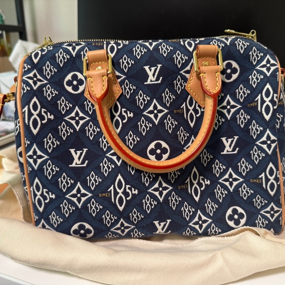Louis Vuitton Speedy Since 1854 Jacquard Denim - Picture 1 of 8